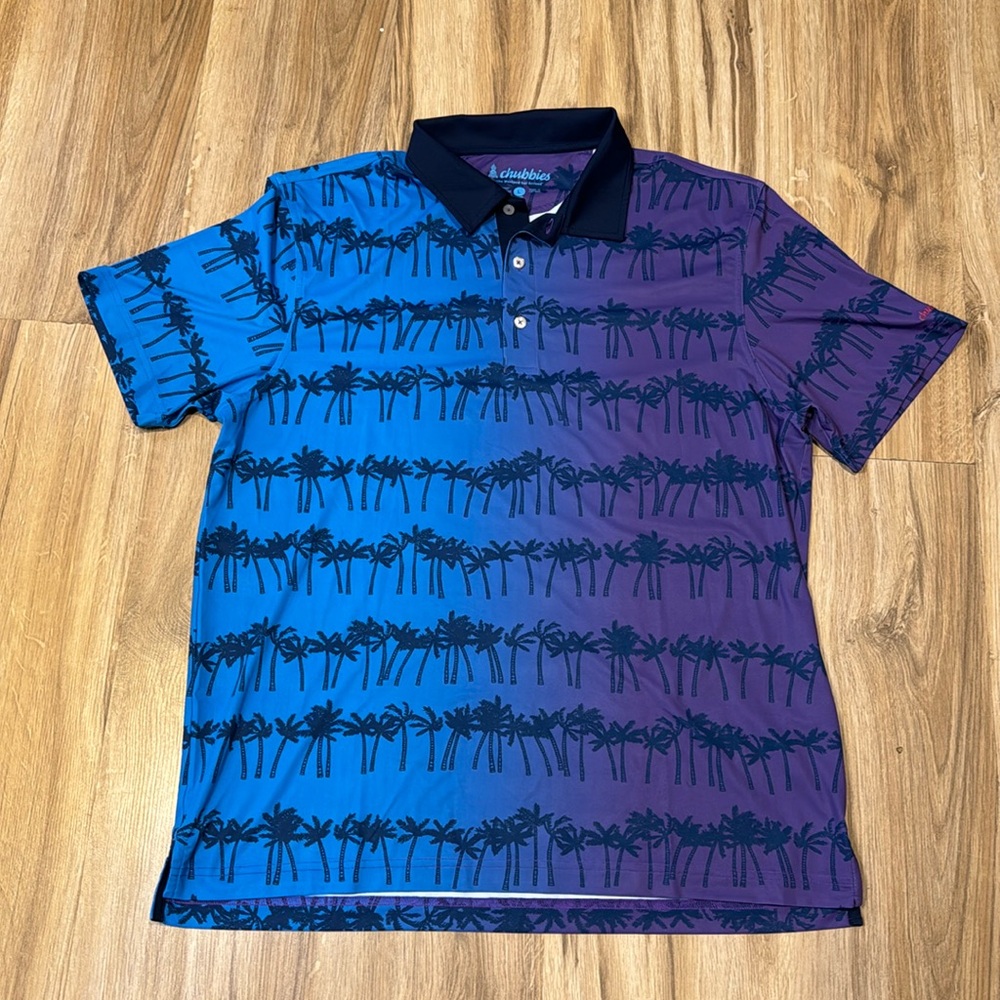 Chubbies Men’s Performance Polo. Size L.